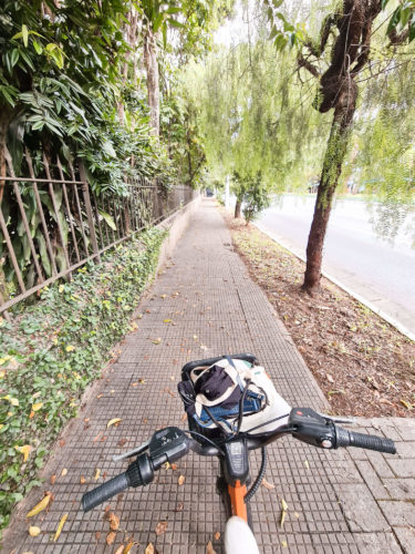 De bike pelas de São Paulo