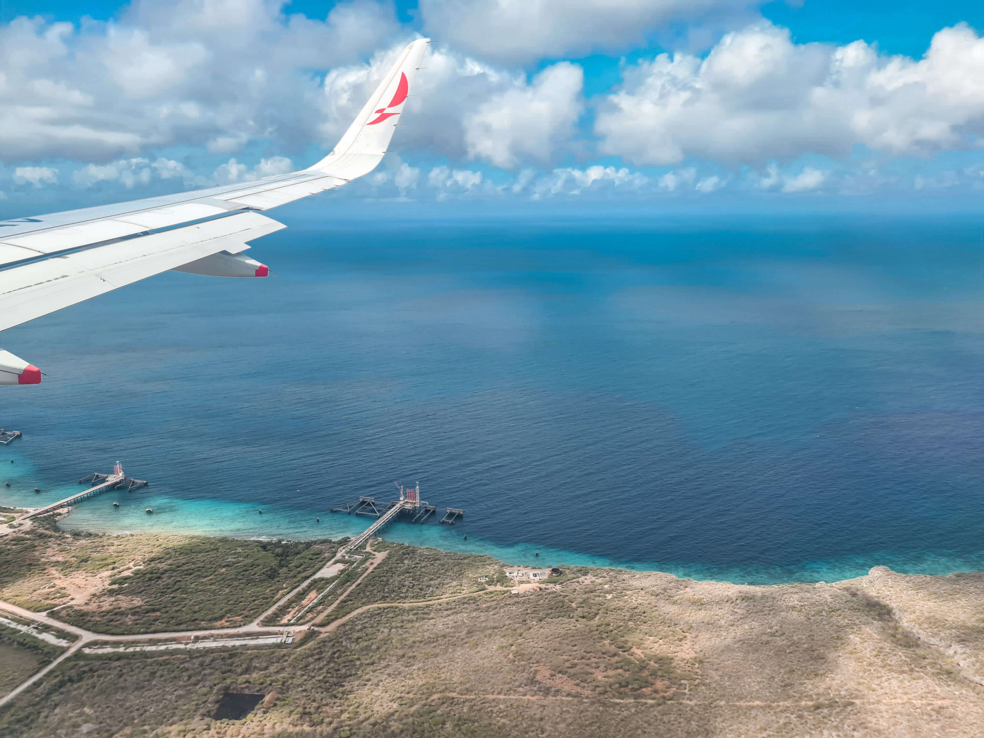 Voo Avianca - Chegando em Curaçao
